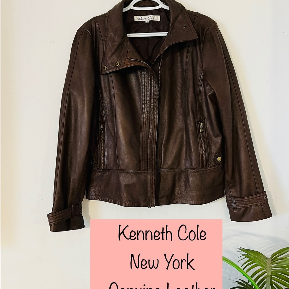 Kenneth Cole New York Genuine Leather Jacket
